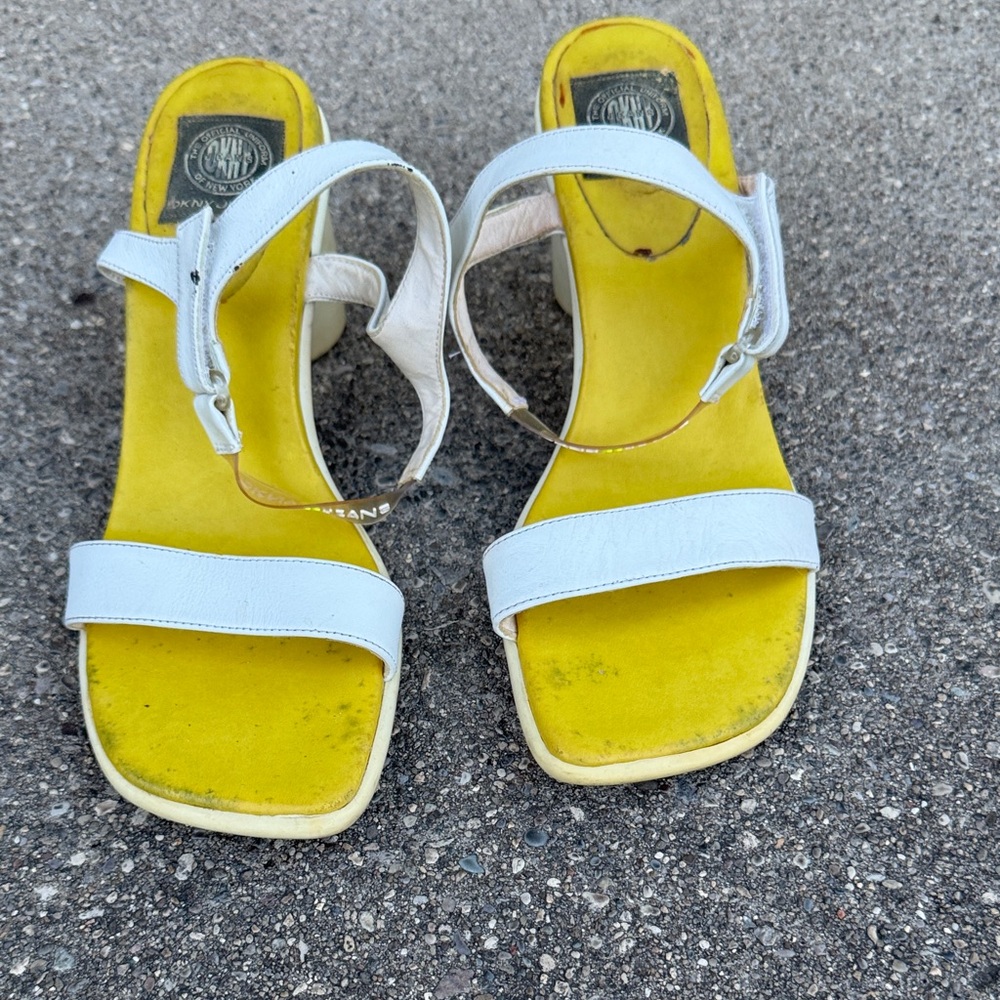 DKNY JEANS White Sandals